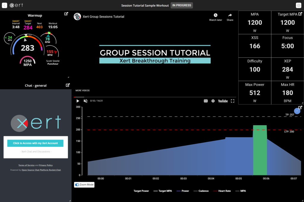 Xert Sessions Tutorial